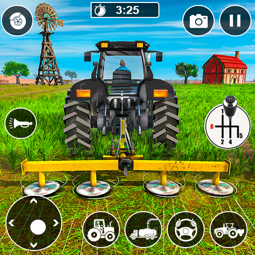 Real Tractor Driving Games icon
