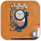 Modern Wall Clock Design أيقونة