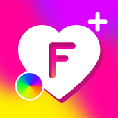 Best Likes Color Fonts أيقونة