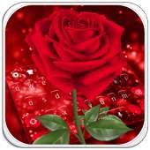 Красная розовая клавиатура