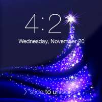 Christmas Neon Lock Screen