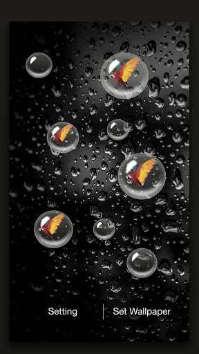 Black Water Live Wallpaper screenshot 4