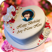 Birthday cake with name - Edit image icon