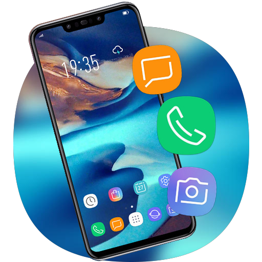 Colorful theme Galaxy A80 launcher HD icon