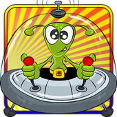 Galactic attack: alien icon