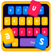 Tema della tastiera di Magic Cubes colorato icon