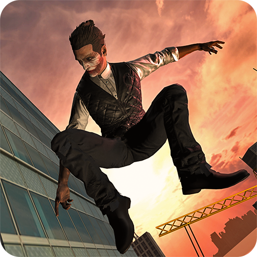 Rope Clown Speed Superhero : City Crime Simulator icon