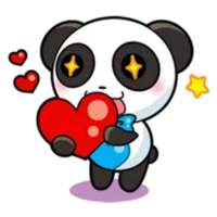 🐼 New Cute & Funny Panda Stickers for WhatsApp