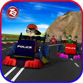 Kids Police Car Racing icon