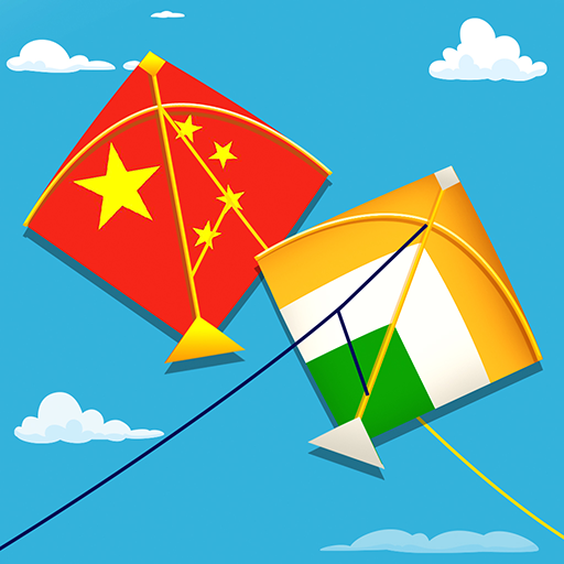 India vs China kite flying game icon