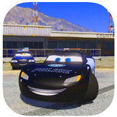 Police Mcqueen Lightning Race Chase icon