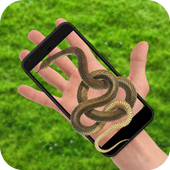 Snake in Hand : Snake on Screen Funny icon