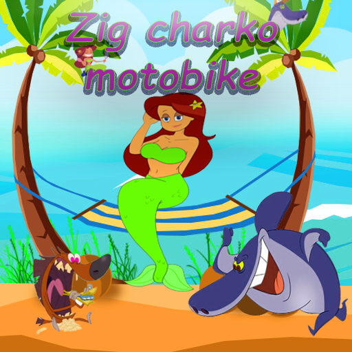 Zig and Sharko Driving climb racing icon