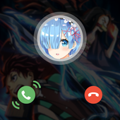 Anime Call Screen Themes icon