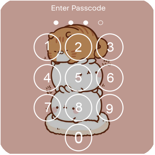 Kawaii Bunny Lock Screen icon