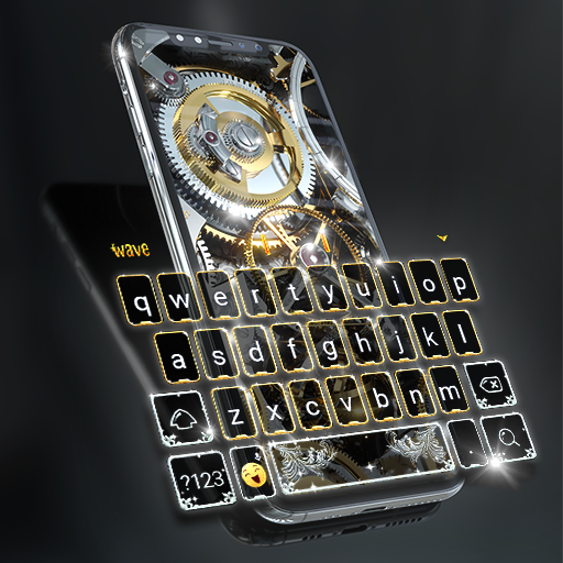 Silver Luxury Watch Wallpaper and Keyboard иконка