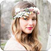 Girl Flower Crown on 9Apps