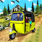 Crazy Chingchi Rickshaw Driving Sim icon