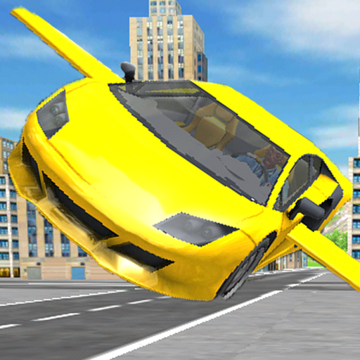 Flying car game : City car games 2020 icon