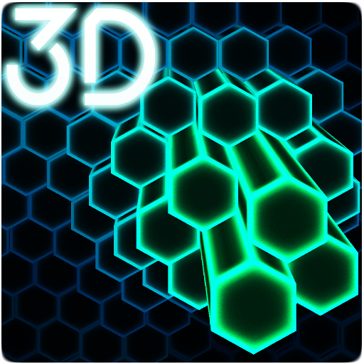 Neon Cells Particles 3D Live Wallpaper icon