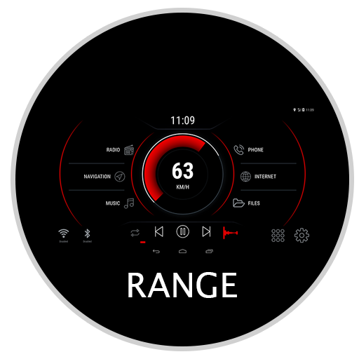 Range - theme for CarWebGuru launcher icon