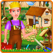 Village Farm Builder – Construction Simulator icon