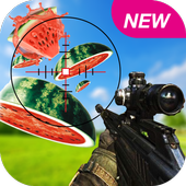 shooting sniper game target icon