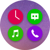 CircleFlat Theme - KK Launcher icon