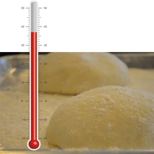 Calculates temperature Dough icon
