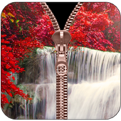 Beautiful Zipper Lock Screen icon