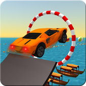 Water Car Stunt Racing icon
