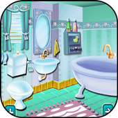 ikon permainan kamar mandi bersih