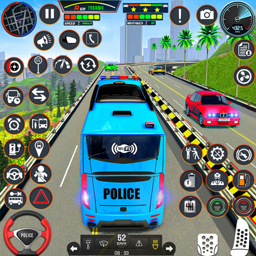 Police Bus Simulator Games icon
