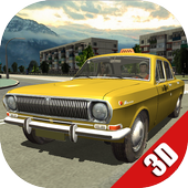 Russian Taxi Driver 3D icon