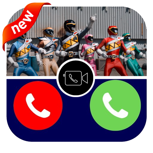 Fake Call Power's Rangers Prank Dino Pro icon