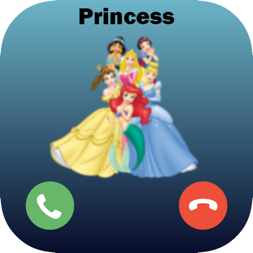 Fake Call Simulator For Princess icon