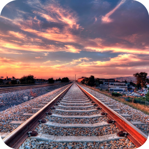Awesome Railroad Wallpaper HD icon
