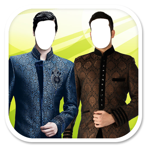 Sherwani Men Photo Suit New أيقونة
