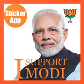 Bjp &amp; Modi stickers for whatsApp icon