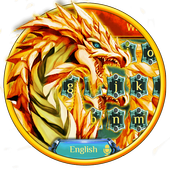 Golden War Dragon Keyboard icon