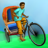 Rickshaw Hill Climb Racing icon