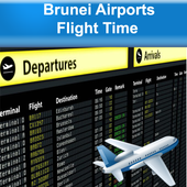 Brunei Airports Flight Time icon