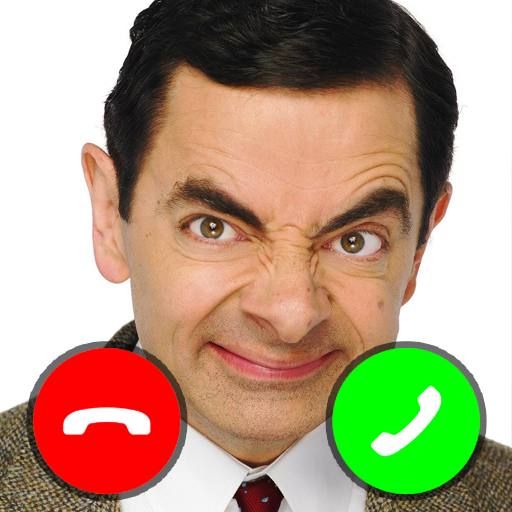 Video call from Mr Bean joke icon