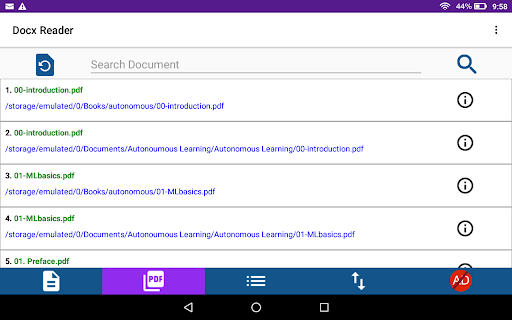 Docx रीडर पीडीएफ व्यूअर वर्ड स्क्रीनशॉट 9