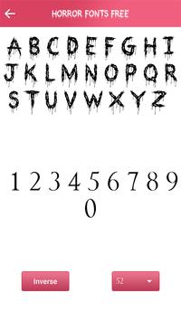 Horror Fonts Free screenshot 4