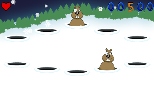 Snowball Fight - Free whack-a-mole game screenshot 2