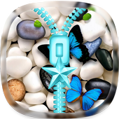 Pebbles Zipper Lock Screen icon