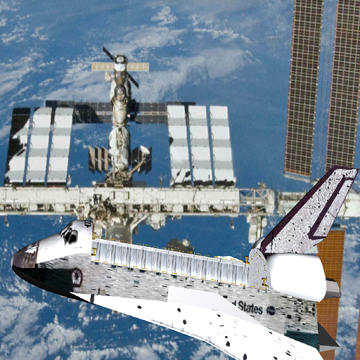 Space Shuttle ISS Docking 3D Simulation icon