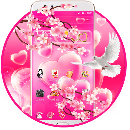 Pink Sweet Heart theme icon