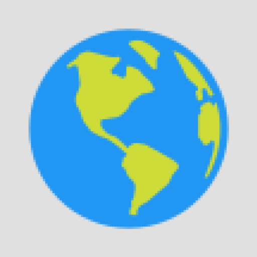 Real world map icon